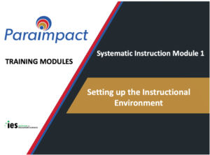 Systematic Instruction